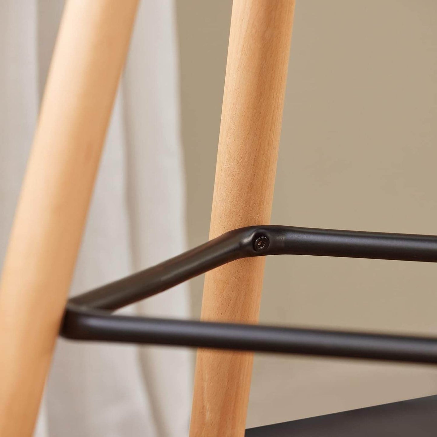 Barhocker 2er set | Tresenhocker | Sitzhöhe 68cm | Dunkelgrau | FST50-DGx2 - Palo24