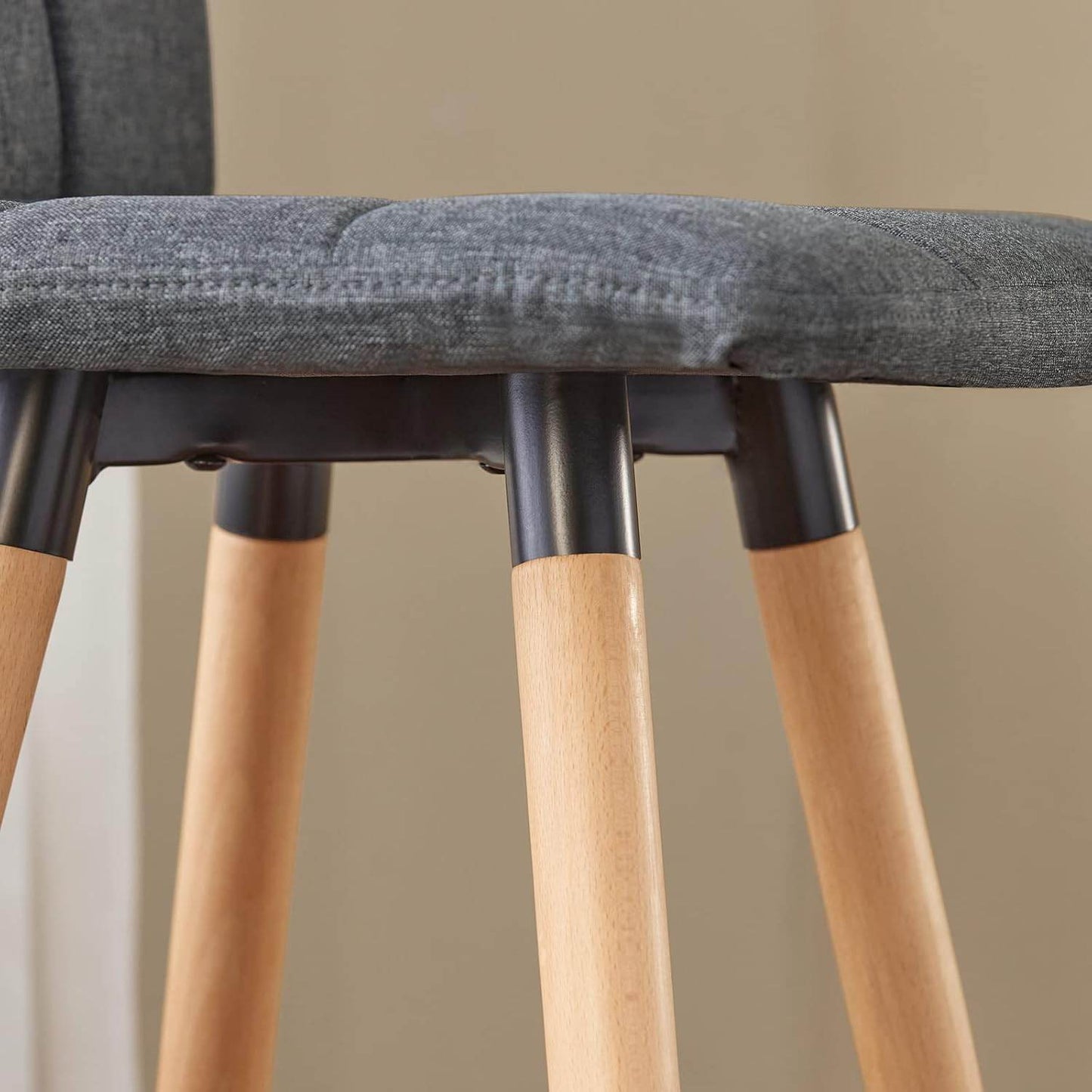 Barhocker 2er set | Tresenhocker | Sitzhöhe 68cm | Dunkelgrau | FST50-DGx2 - Palo24