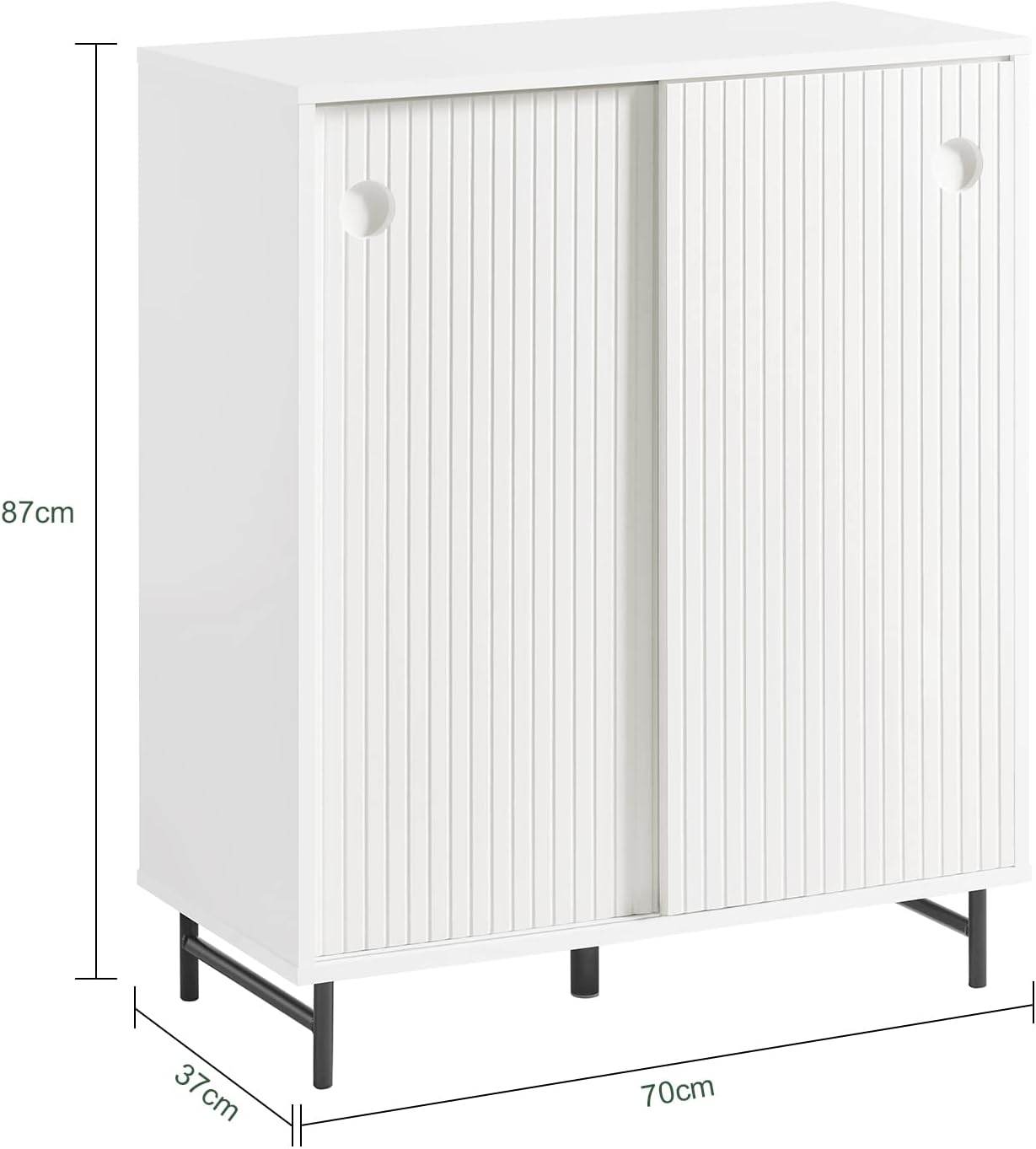 Schuhschrank | Sideboard | Flurschrank | Kommode | Küchenschrank | Weiss - Palo24
