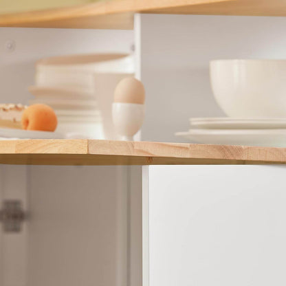 Sideboard mit Schiebetüren | Kücheninsel | Kommode | Weiss FSB36-WN - Palo24