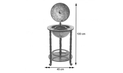 Portabottiglie da bar Globe bar minibar home bar, globo Ø 33cm arrotolabile