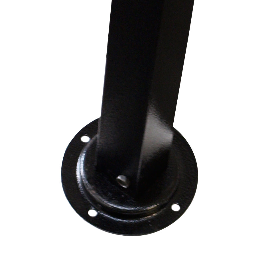 Pavillon d'extension MANTOVA-XL 3x3 mètres, acier foncé, bâche enduite PVC écru