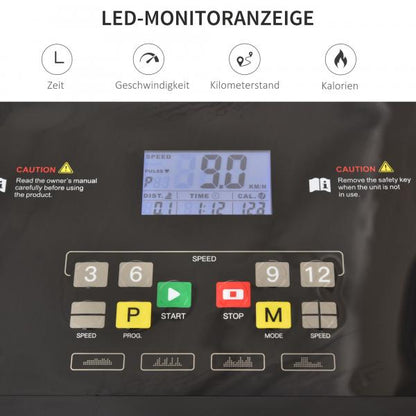 Elektrisches Laufband faltbar mit LED-Anzeige