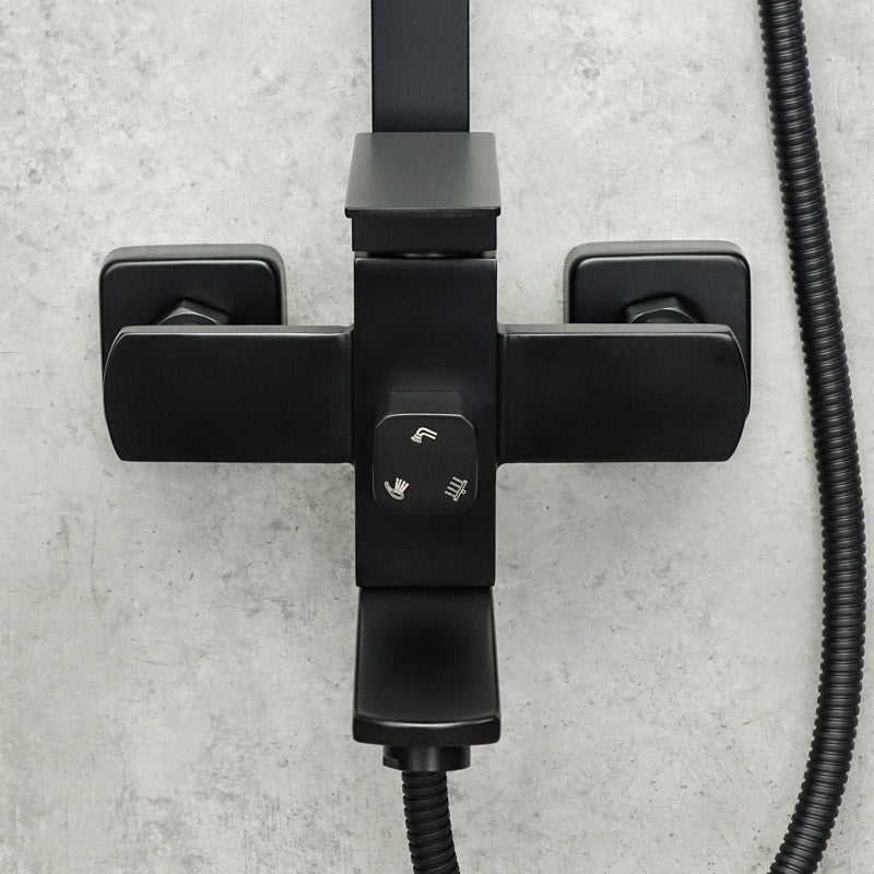 Duscharmatur schwarz AKRON - Palo24