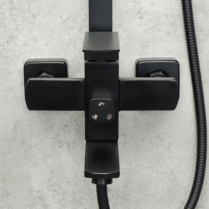 Duscharmatur schwarz AKRON - Palo24