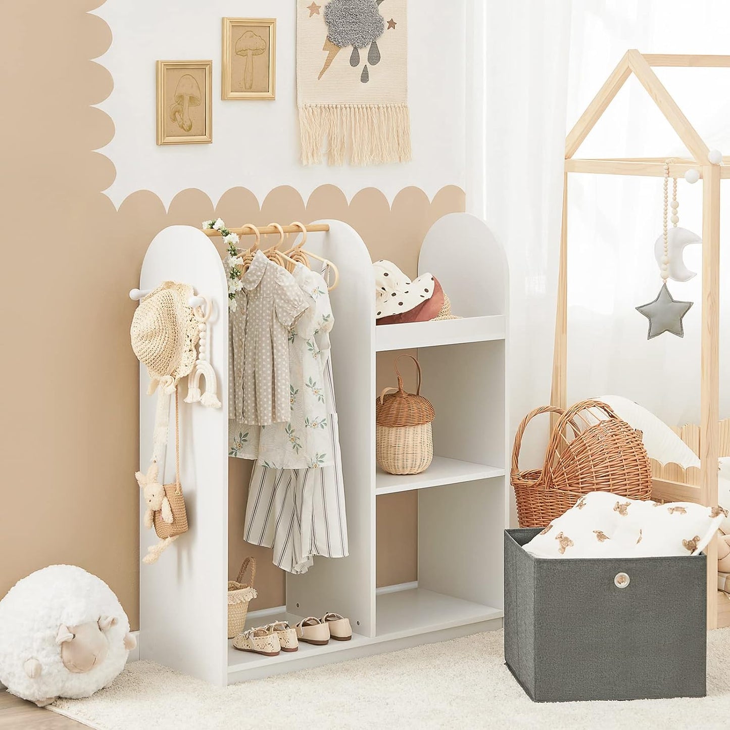 Kindergarderobe | Kleiderschrank Kinder | Kinderzimmer | KMB40-W