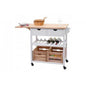 Servierwagen Küchenwagen Rollwagen Küchenhelfer Beistellwagen Teewagen - Palo24