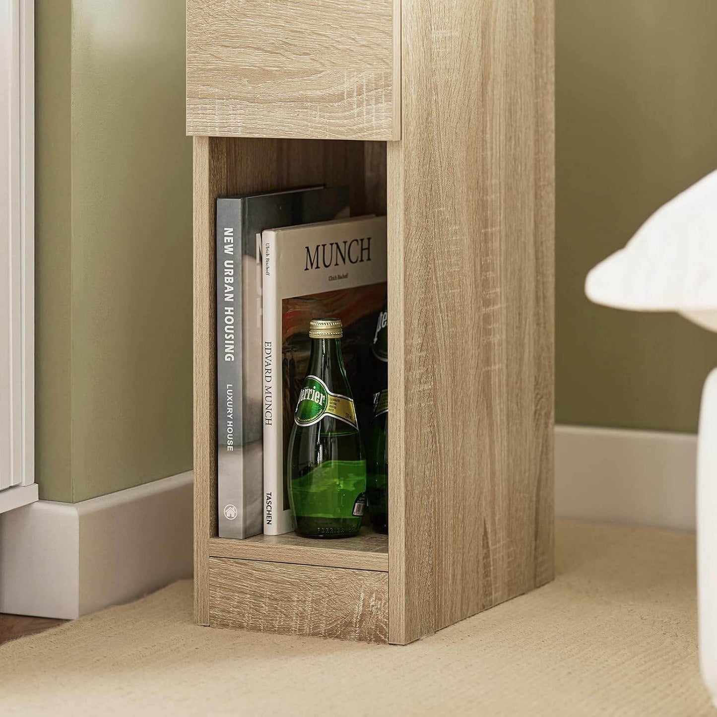 Nachttisch mit Schublade | Couchtisch | Sofatisch | Beistelltisch | FBT111-N - Palo24