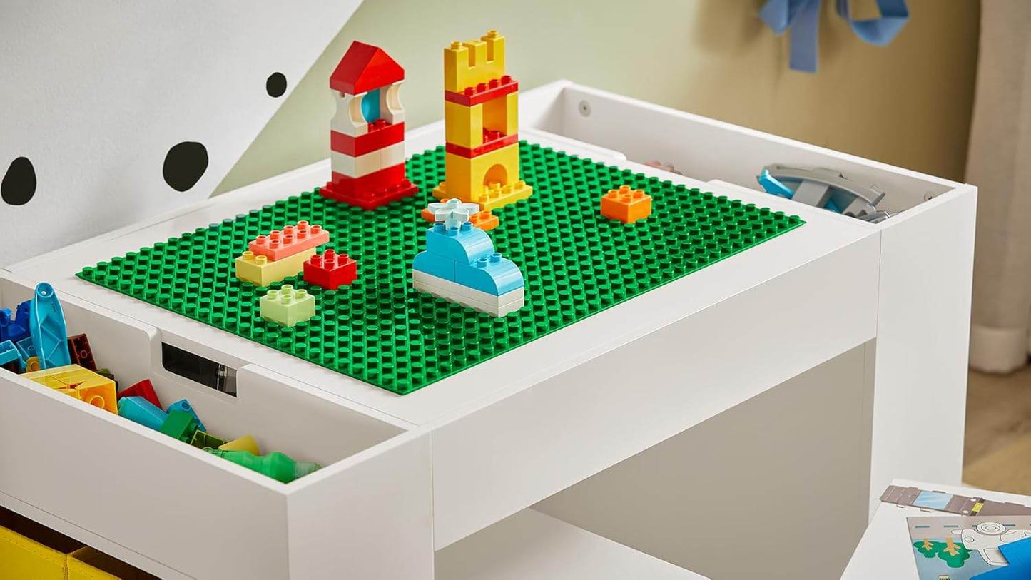 Kindertisch Mit 2 Stühlen | Kindersitzgruppe | Spieltisch | Weiss| KMB75-W - Palo24