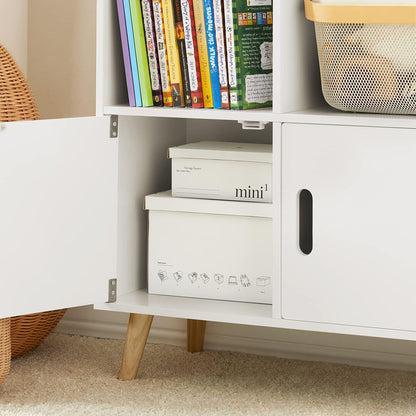 Kinderbücherregal | Spielzeugregal | Aufbewahrungsregal für Kinder | KMB58-W - Palo24