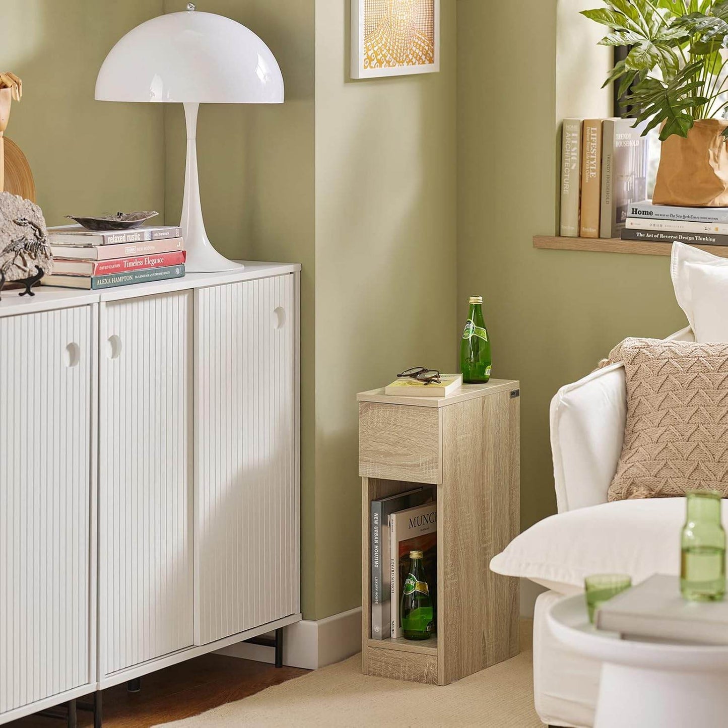 Nachttisch mit Schublade | Couchtisch | Sofatisch | Beistelltisch | FBT111-N - Palo24