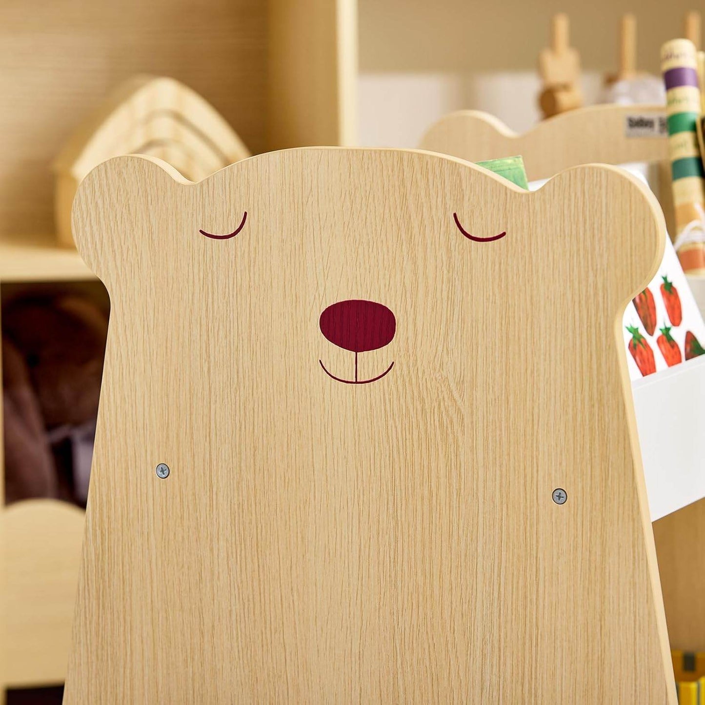 Kinderregal mit Rollen | Organizer für Kinder | Aufbewahrungsregal - Palo24