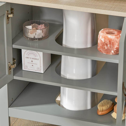 Waschbeckenunterschrank | Badschrank | Waschtisch Hellgrau | BZR69-II-HG - Palo24