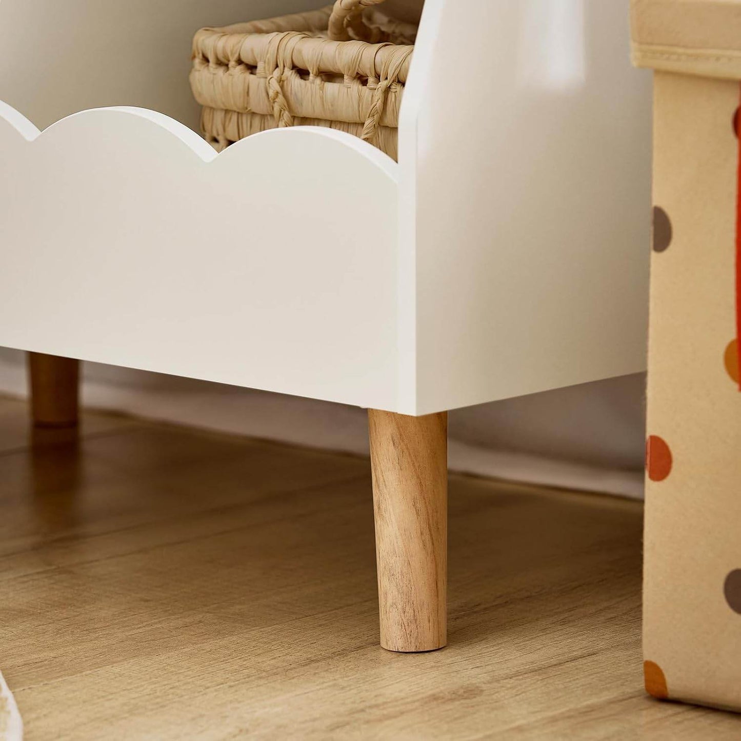 Kinderbücherregal | Aufbewahrungsregal | Montessori Regal | Weiss - Palo24