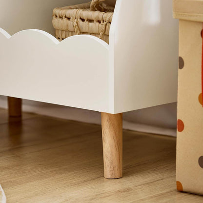 Kinderbücherregal | Aufbewahrungsregal | Montessori Regal | Weiss - Palo24