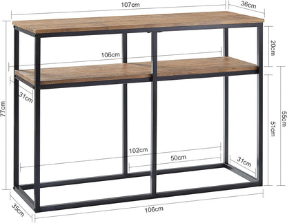 Konsolentisch mit Metallrahmen | Flurtisch | Sideboard | FSB42-Q