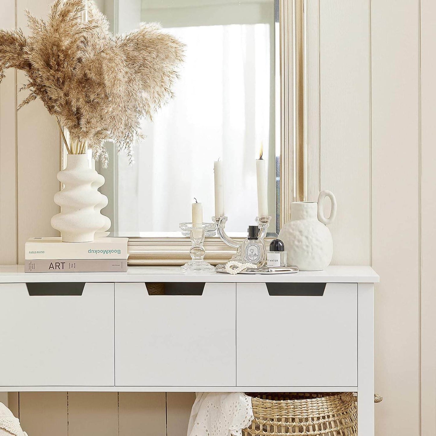 Konsolentisch Weiss Sideboard | Flurtisch | FSB51-W - Palo24