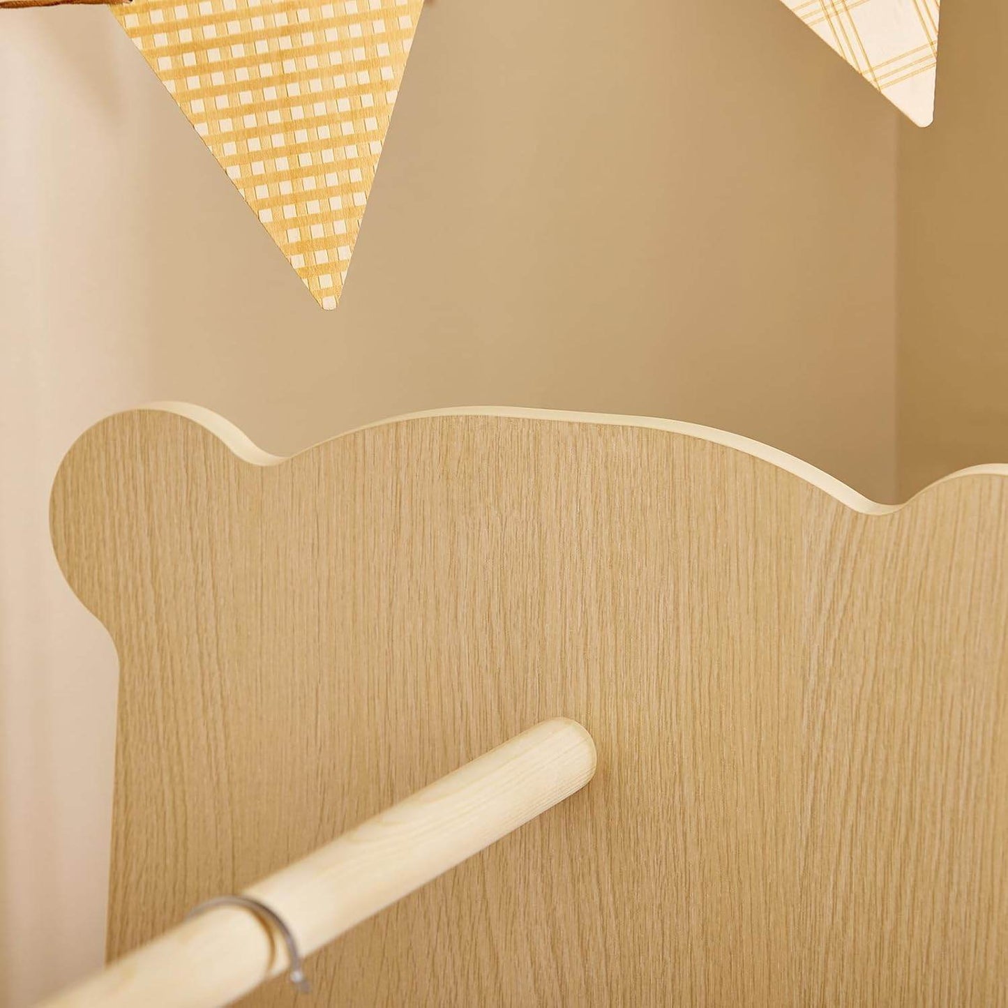 Kinderkleiderständer | Kleiderschrank Kinder | Kinderzimmer | Natur - Palo24