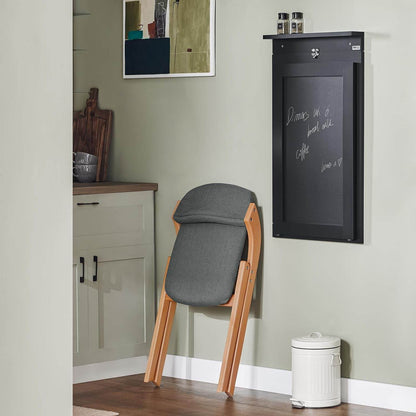 Wandtisch mit Tafel | Klapptisch | Esstisch | Memoboard | Hellgrau | FWT20-SCH - Palo24