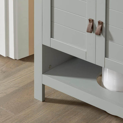 Waschbeckenunterschrank | Badschrank | Waschtisch Hellgrau | BZR69-II-HG - Palo24