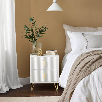 Nachttisch | Couchtisch | Sofatisch | Beistelltisch Weiss FBT115-W - Palo24