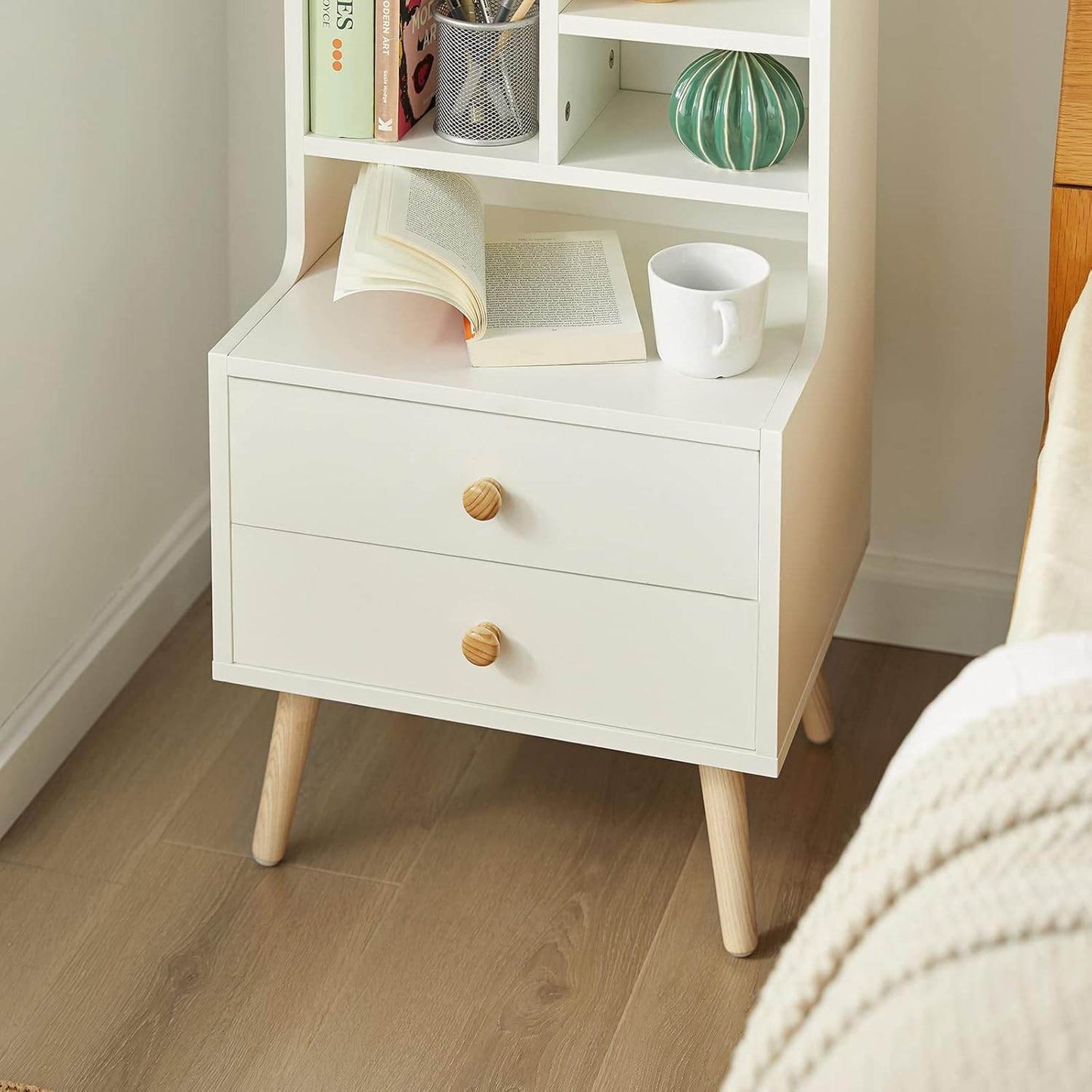 Nachttisch | Sofatisch | Beistelltisch | Nachtschrank | FBT100-W - Palo24