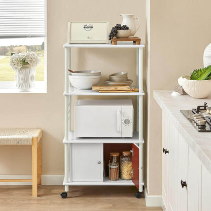 Mikrowellenschrank | Küchenschrank | Mehrzweckschrank Weiss FRG12-W - Palo24