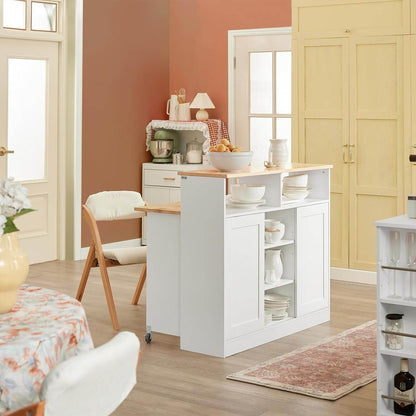 Sideboard mit Schiebetüren | Kücheninsel | Kommode | Weiss FSB36-WN - Palo24