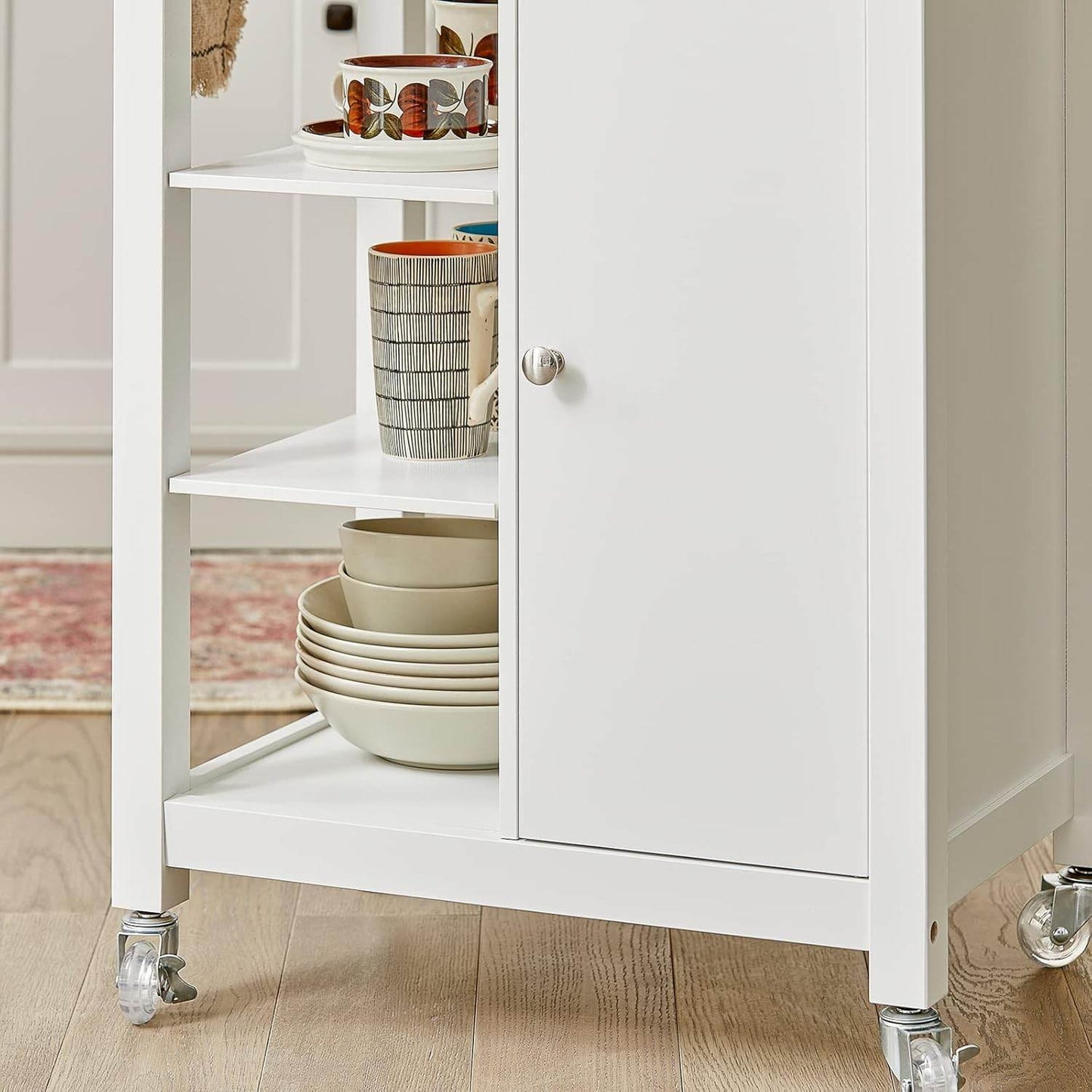 Servierwagen | Rollwagen | Küchenwagen Weiss - Palo24