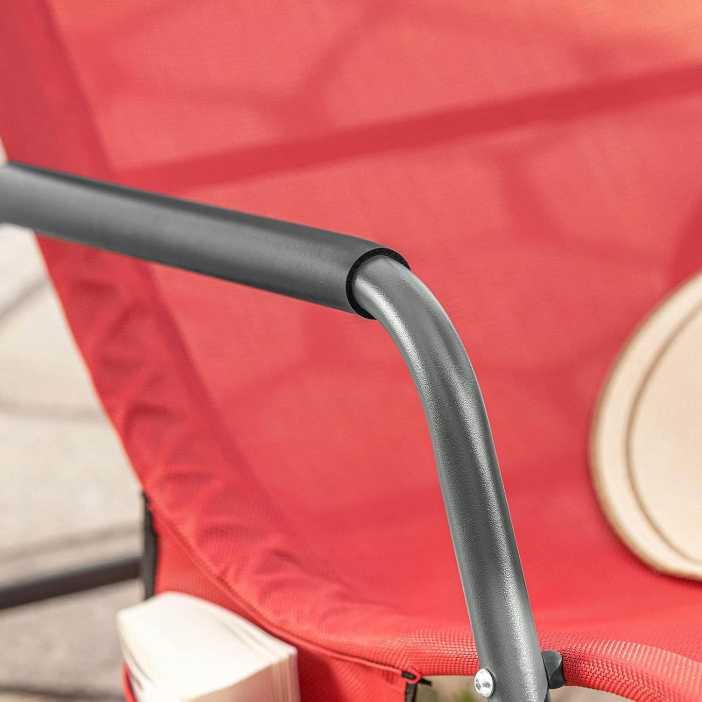 Gartenliege | Sonnenliege | Schaukelliege Rot | OGS47-R - Palo24