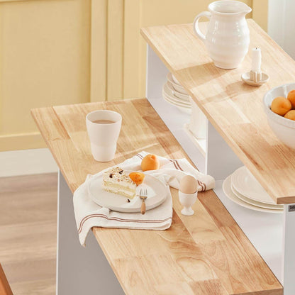 Sideboard mit Schiebetüren | Kücheninsel | Kommode | Weiss FSB36-WN - Palo24