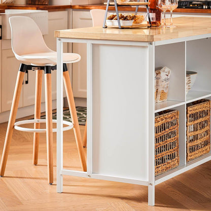 Kücheninsel | Sideboard | Küchenschrank | Kommode | Bartisch | Weiss-Natur - Palo24