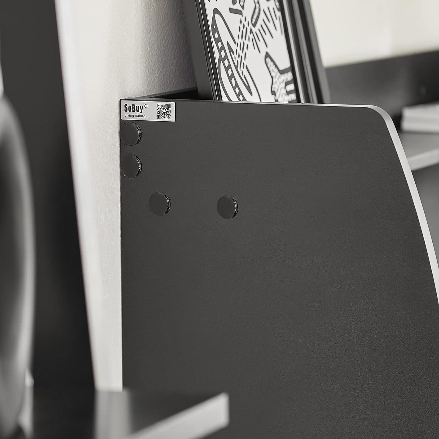 Wandtisch | Schreibtisch | Computertisch Schwarz | FWT18-SCH