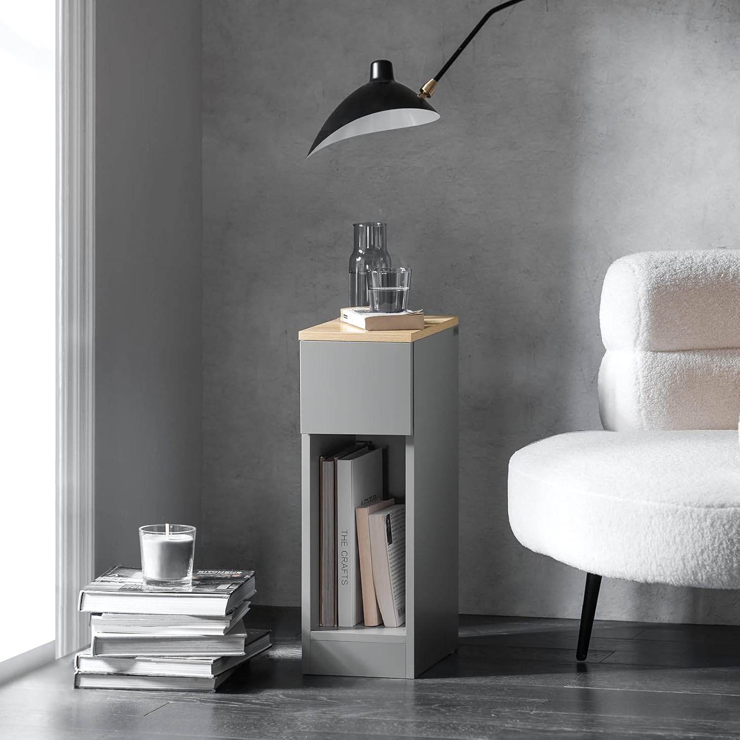 Nachttisch mit Schublade | Couchtisch | Sofatisch | Beistelltisch | FBT111-HG - Palo24