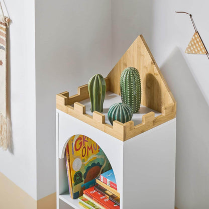 Kinderbücherregal | Aufbewahrungsregal Kinderzimmer | Weiss KMB42-W - Palo24