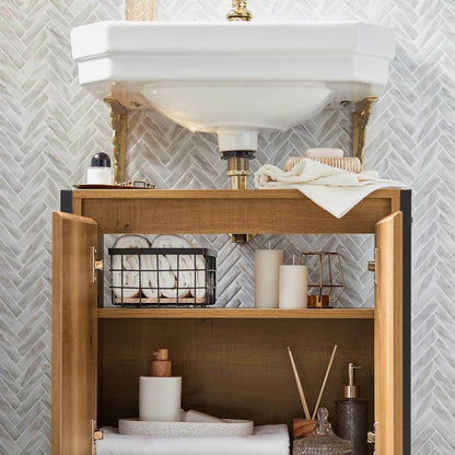 Waschbeckenunterschrank | Badezimmerschrank | Waschtisch | BZR63-PF - Palo24