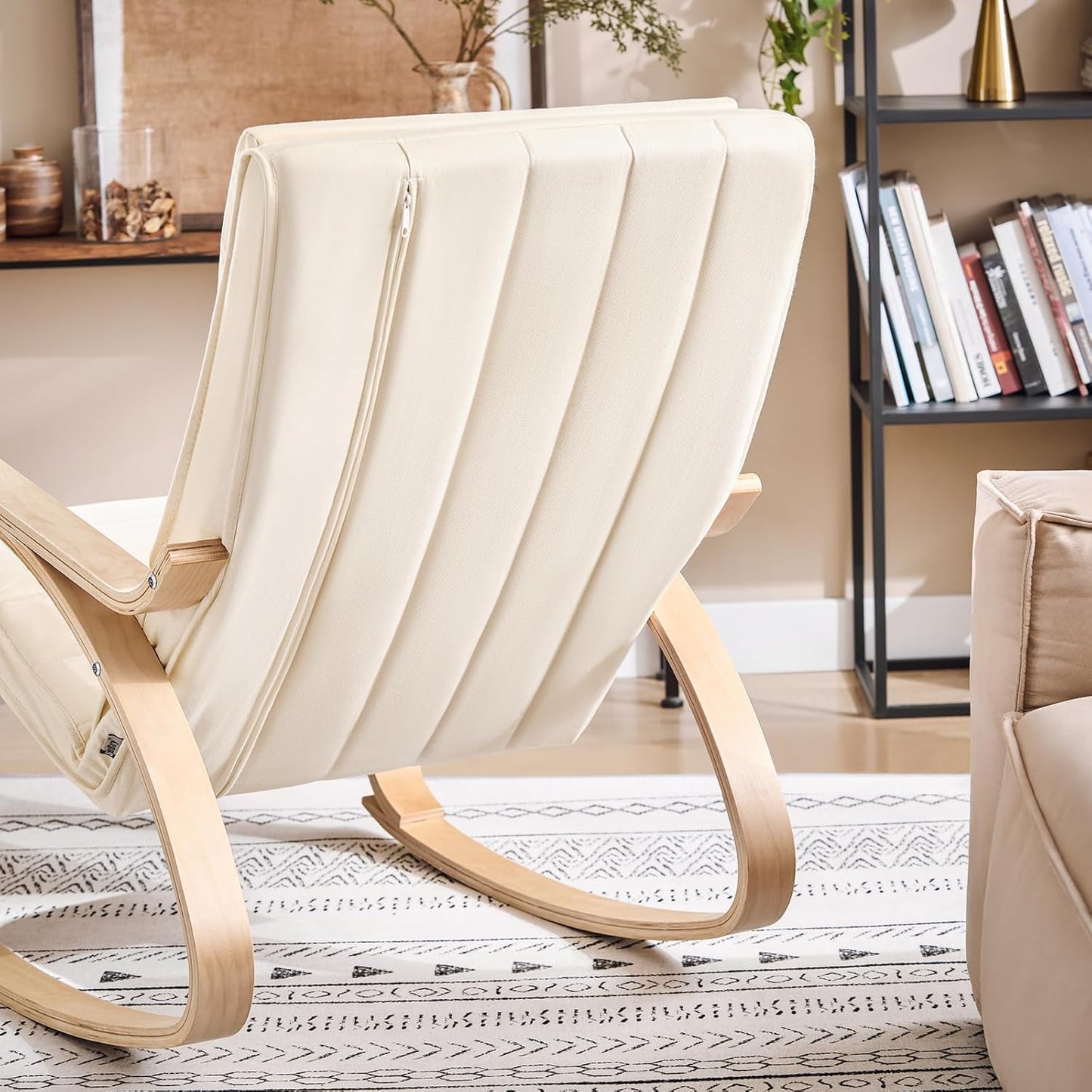 Schaukelstuhl | Stillstuhl | Schwingsessel Weiss