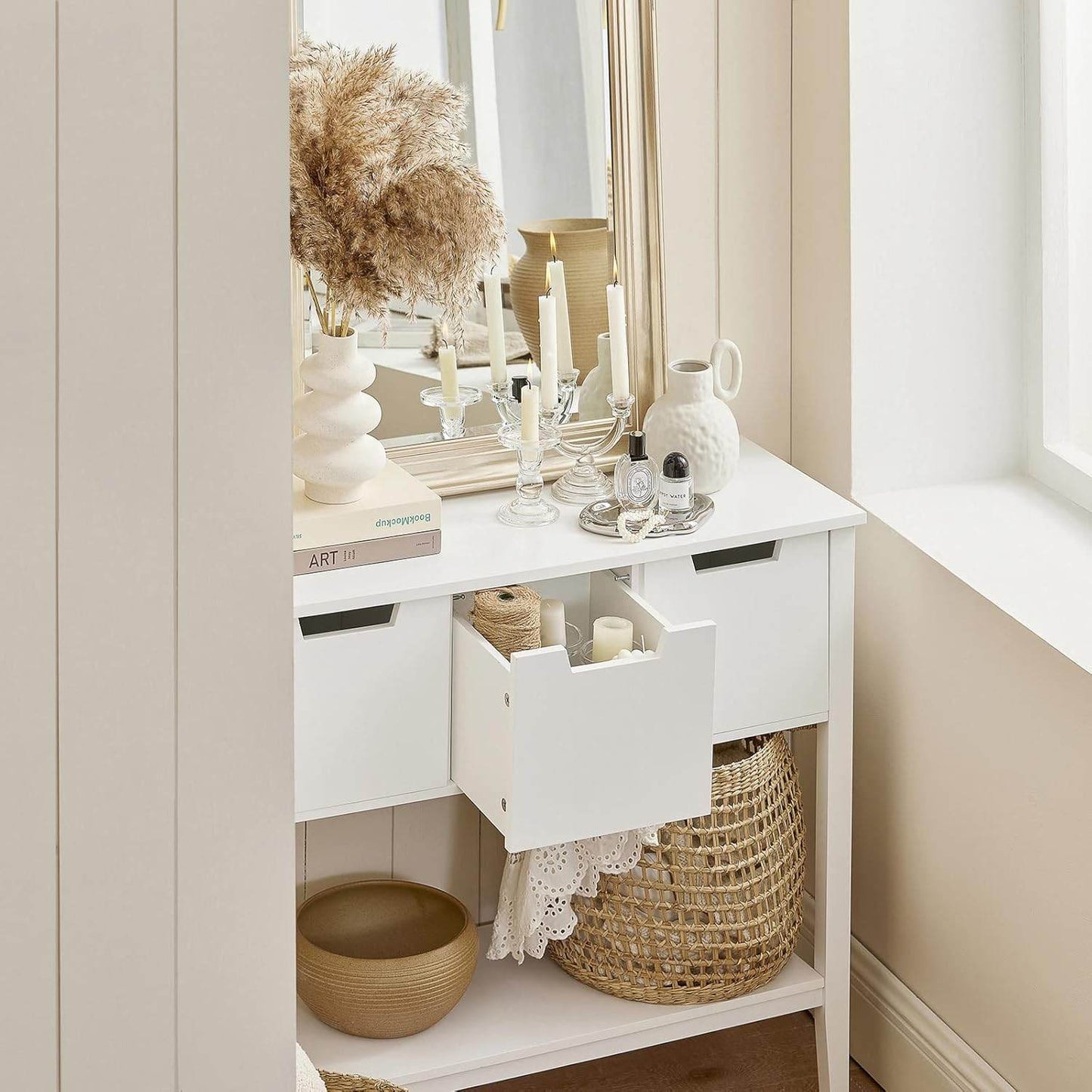 Konsolentisch Weiss Sideboard | Flurtisch | FSB51-W - Palo24