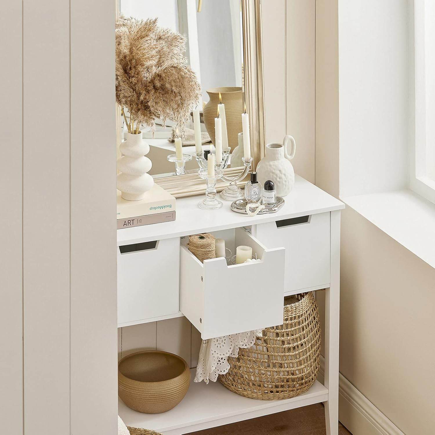 Konsolentisch Weiss Sideboard | Flurtisch | FSB51-W - Palo24