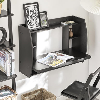 Wandtisch | Schreibtisch | Computertisch Schwarz | FWT18-SCH