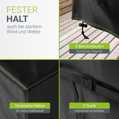 Juskys Gartenmöbel Abdeckplane CoverSafe Pro