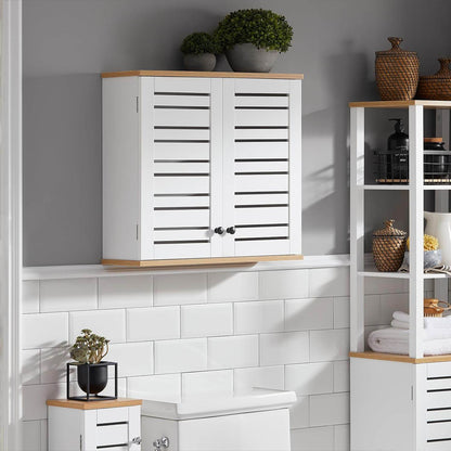 Wandschrank Bad | Hängeschrank | Badschrank Weiss BZR42-W - Palo24