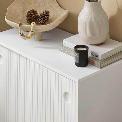 Schuhschrank | Sideboard | Flurschrank | Kommode | Küchenschrank | Weiss - Palo24