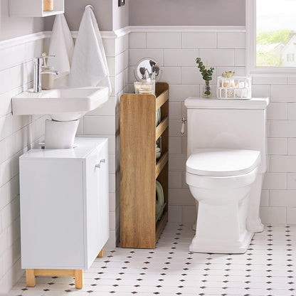 Nischenregal | Badrollwagen | Badezimmerregal | Küchenregal Vintage | NSR01-PF - Palo24