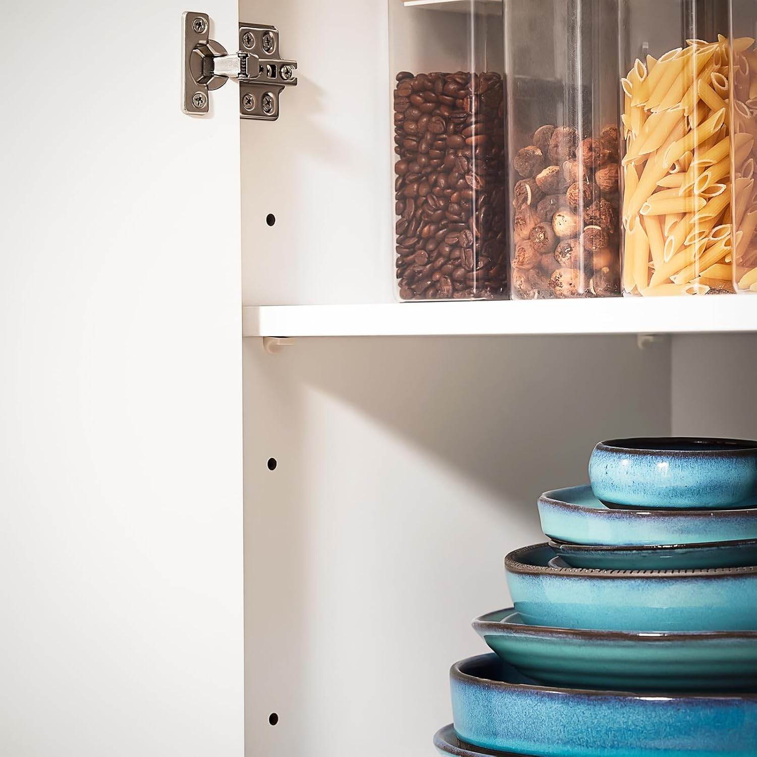 Design Kücheninsel | Servierwagen Weiß | Küchenwagen mit Arbeitsplatte - Palo24