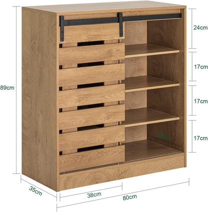 Sideboard Schiebetür | Kommode | Schuhschrank | Flurschrank | FSB65-N - Palo24