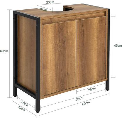 Waschbeckenunterschrank | Badezimmerschrank | Waschtisch | BZR63-PF - Palo24