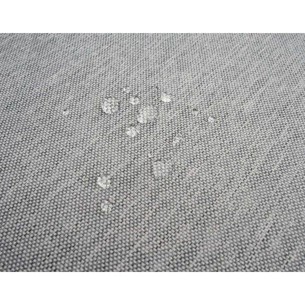 Garten-Garnitur HWC-H54, Garnitur Sitzgruppe Lounge-Set, Spun Poly Akazie Holz MVG Alu ~ hellbraun, Polster hellgrau - Palo24