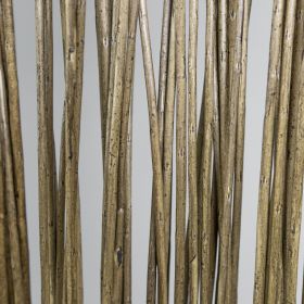 Paravent Weide Grau | 3 teilig | Raumteiler Trennwand Sichtschutz