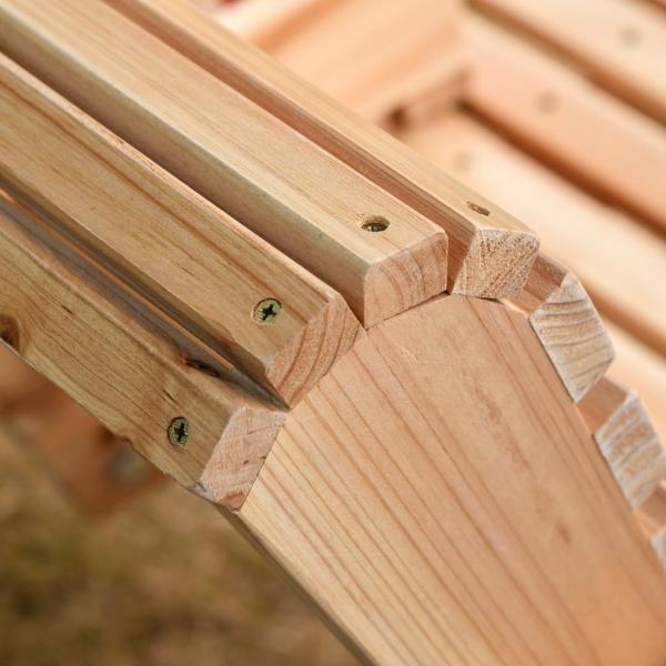 Gartenschaukel 2-3 Personen Tannenholz Patio 150 x 75 x 53 cm Natur - Palo24